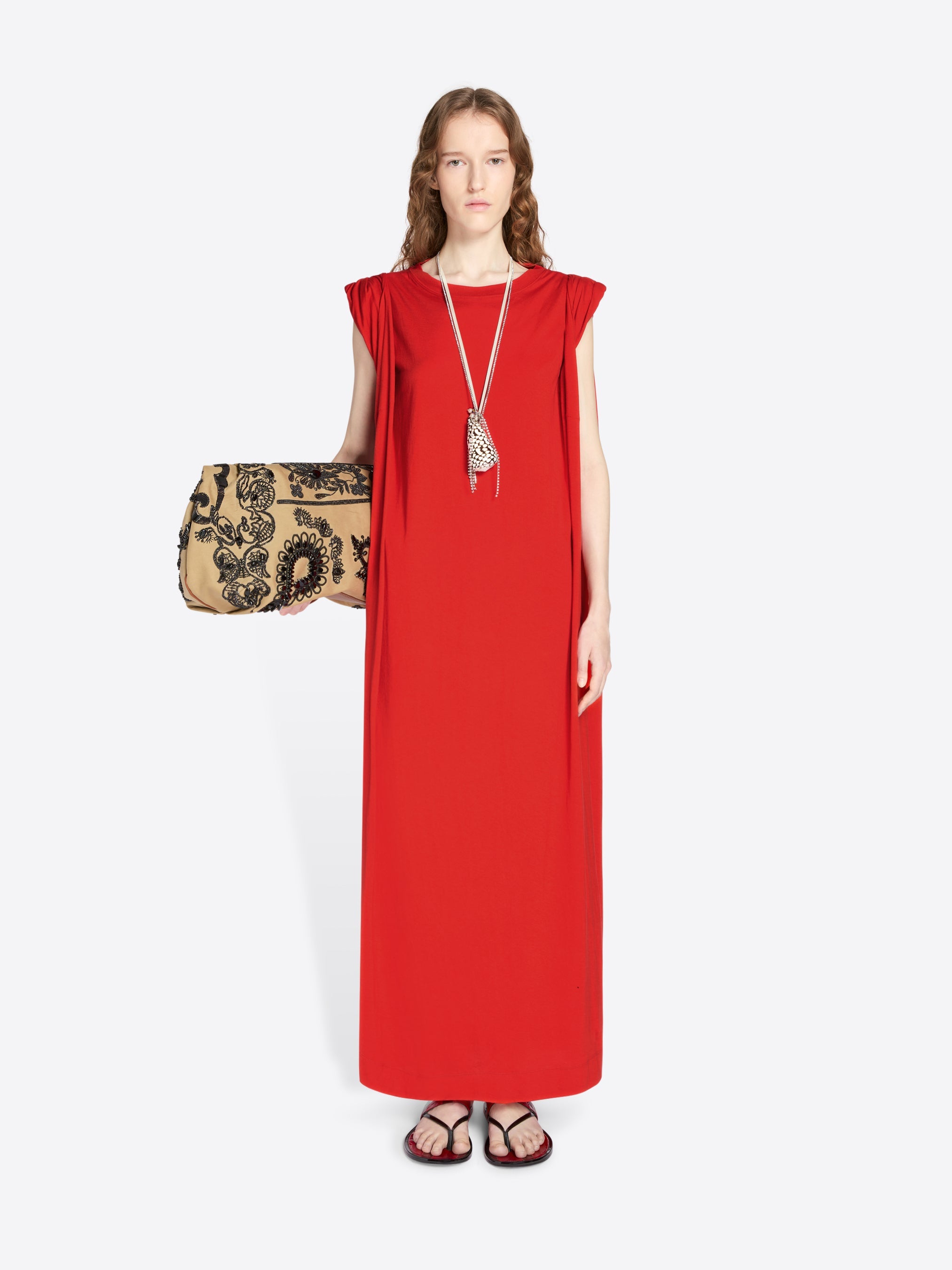 red t shirt dress Kathryn Jersey Midi T-Shirt Finery London comfortable but still girly Loose T-Shirt Dress My