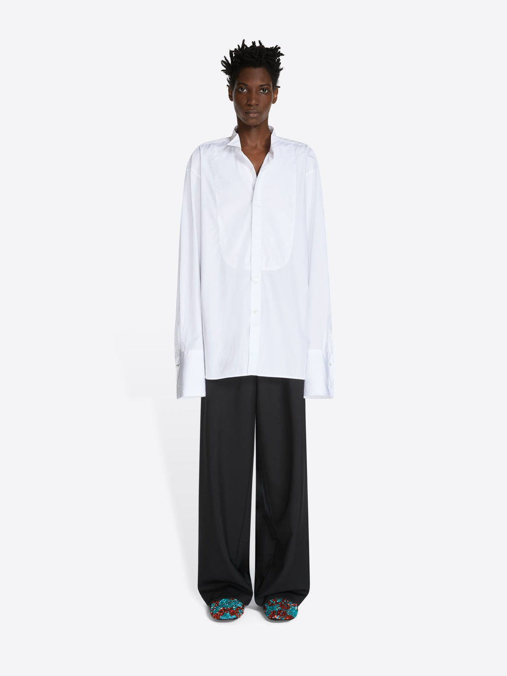 Loose Tuxedo Shirt