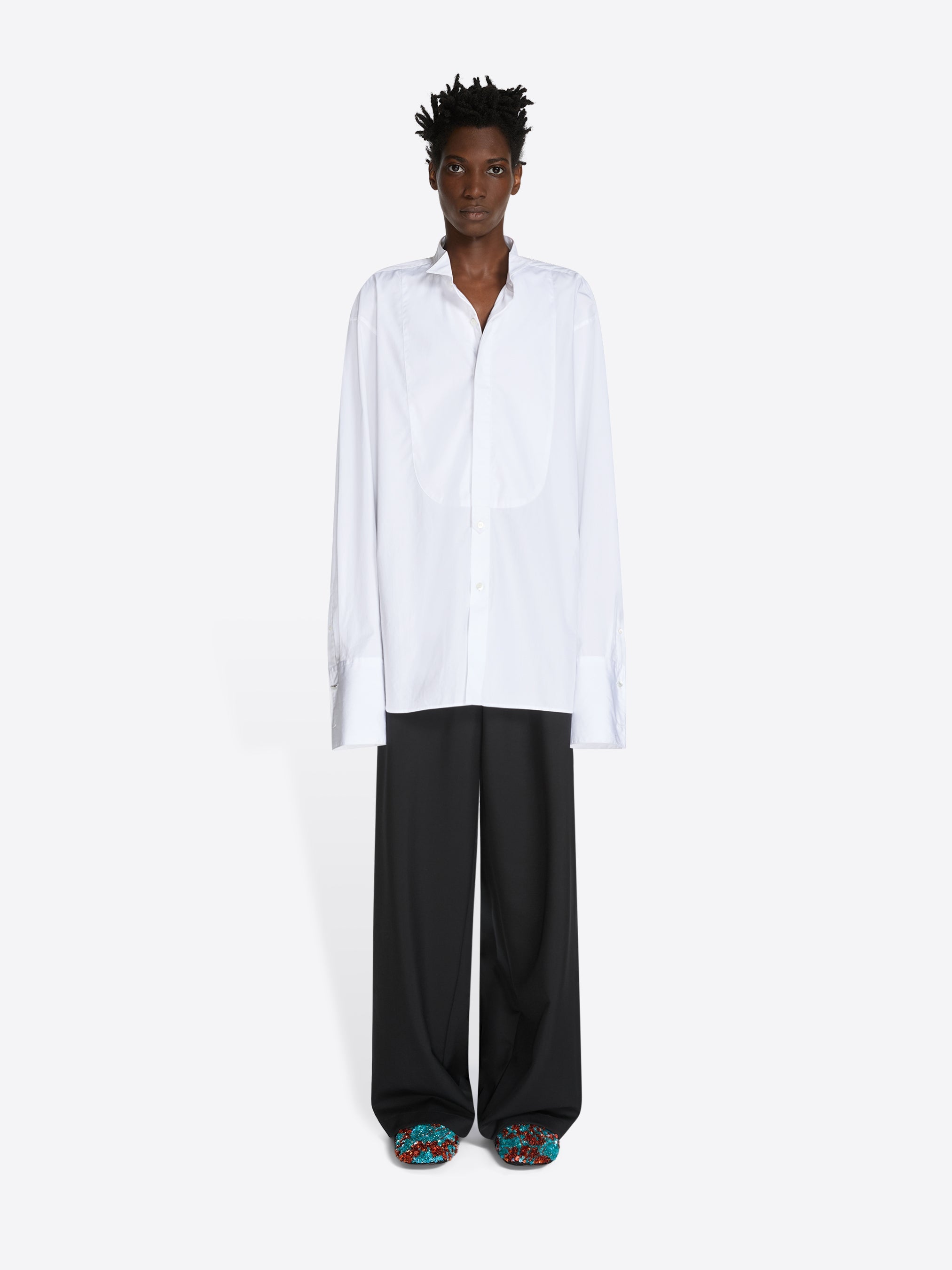 Loose Tuxedo Shirt