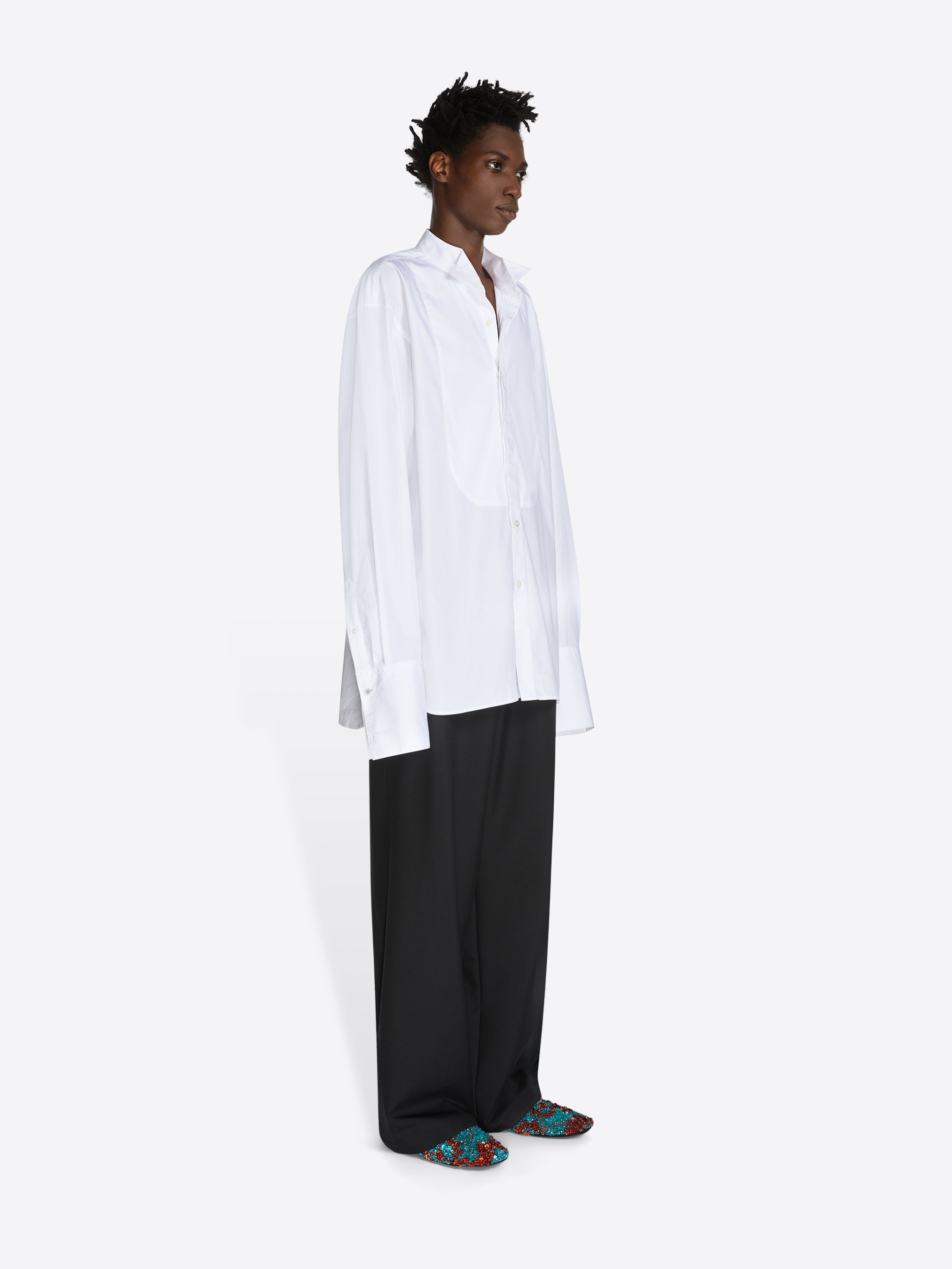 Loose Tuxedo Shirt